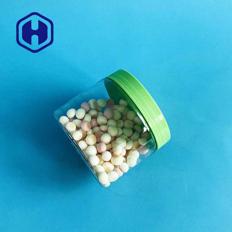 কুকিজ মিষ্টির জন্য পেট চওড়া মুখ ফুটো প্রুফ প্লাস্টিক জার 450ml 15oz