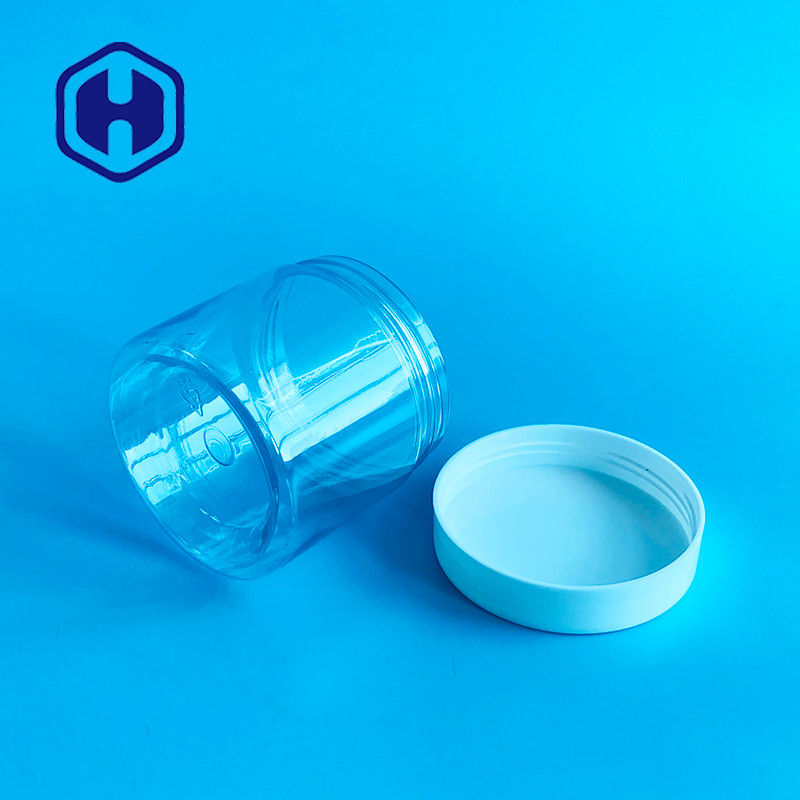 180ml 6oz ক্লিয়ার প্লাস্টিক কসমেটিক জার স্কিনকেয়ার ক্রিম ফেসিয়াল মাস্ক জেল স্ক্রাব স্টোরেজ