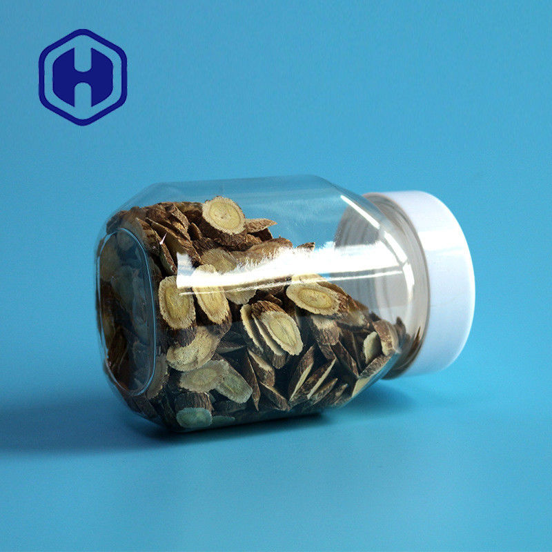 ননটক্সিক 390ml 13oz প্লাস্টিক পিনাট বাটার জার স্বচ্ছ রঙ