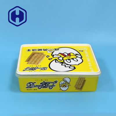 স্কয়ার 2600ml PP IML প্লাস্টিক পাত্রে প্যাকেজিং Bpa বিনামূল্যে