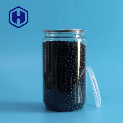ফল ক্যান্ডির জন্য 30oz 900ml এয়ার টাইট বাল্ক স্বচ্ছ প্লাস্টিক ক্যান