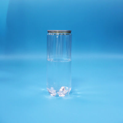 সিলযোগ্য খালি স্বচ্ছ পিইটি সোডা পানীয় ক্যান সহজে খোলা অ্যালুমিনিয়াম ঢাকনা সহ