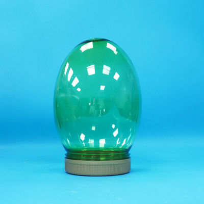 স্বচ্ছ অনন্য আকৃতির প্লাস্টিকের পিইটি ফুড গ্রেড বাদাম স্ক্রু ঢাকনা সহ পিস্তাল জার