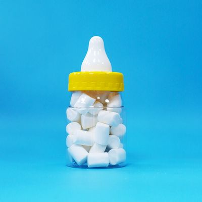 খাদ্য গ্রেড স্বচ্ছ পিইটি প্লাস্টিক সিলড জার স্ক্রু ক্যাপ খাদ্য মিষ্টি কুকি জন্য