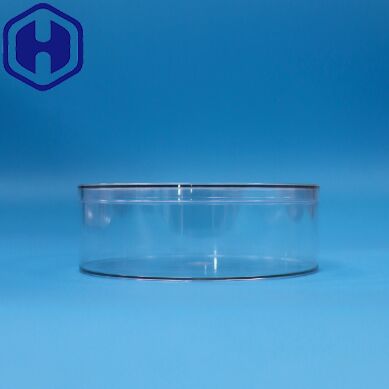 Transparent PET Plastic Candy Cookies Nuts Containers Boxes Clear Lids Food Grade